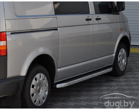 Пороги алюминиевые "New Star" для VW T4 (к.б.). Пороги алюминиевые "New Star" для VW T4 (к.б.).